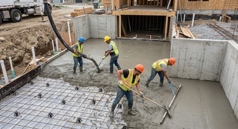 Basement Concrete Installation in Grantville, PA