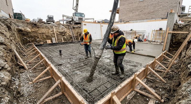 Basement Concrete Installation in Liverpool, PA