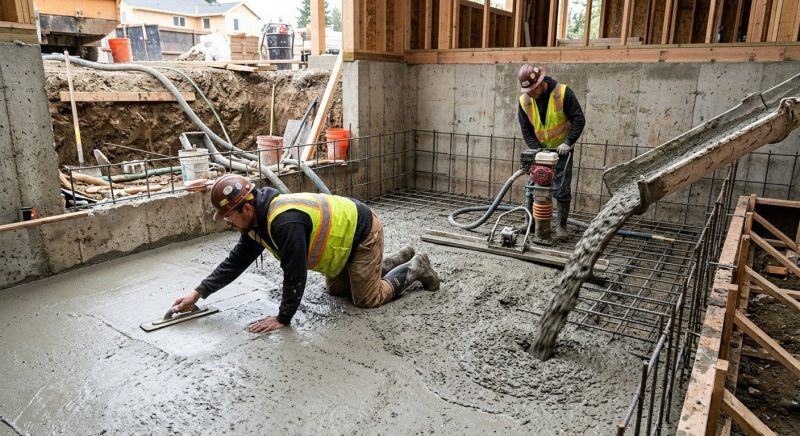 Basement Concrete Installation in Sacramento, PA