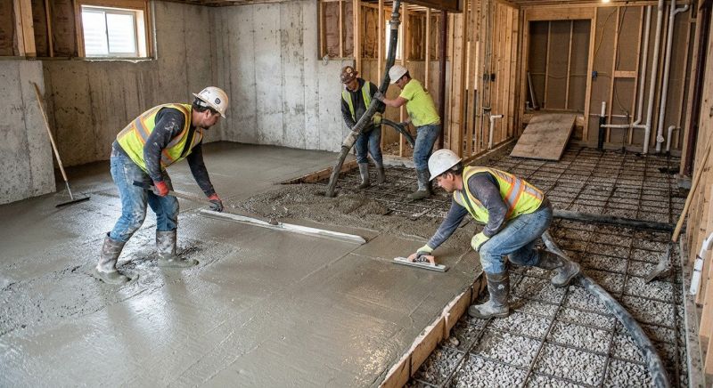 Basement Slab Installation in Harrisburg, PA