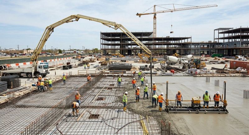 Commercial Slab Construction in New Bloomfield, PA
