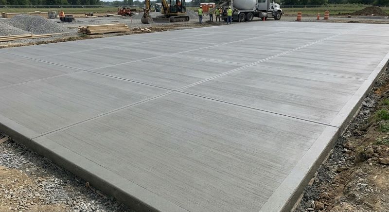 Commercial Slab Installation in Etters, PA