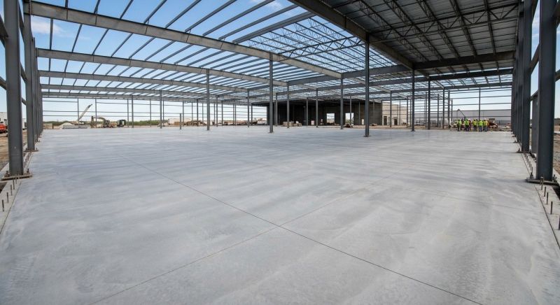 Commercial Slab Installation in Hershey, PA