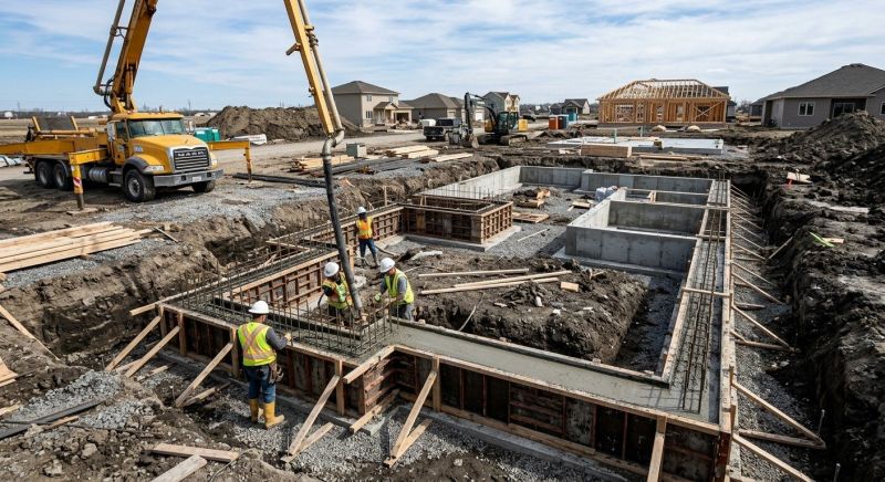 Concrete Foundation Installation in Dillsburg, PA