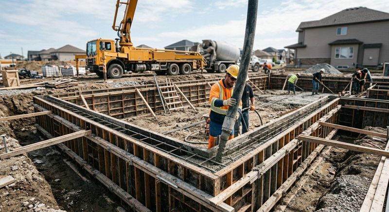 Concrete Foundation Pouring in Harrisburg, PA