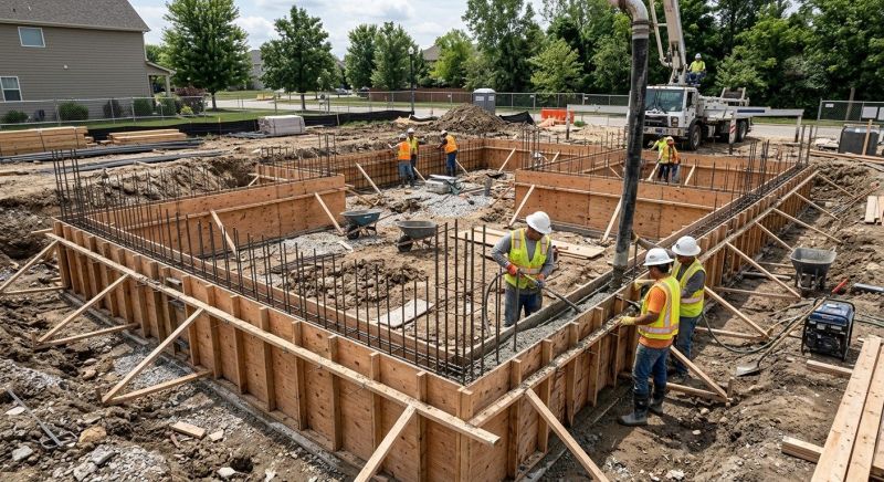 Foundation Construction in Mechanicsburg, PA