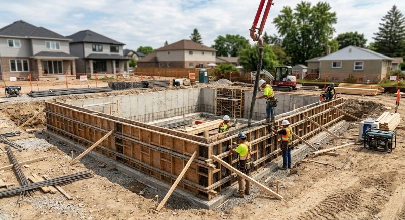 Foundation Construction in Mount Joy, PA