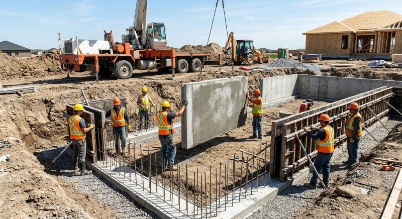 Foundation Wall Pouring in Dauphin County, PA