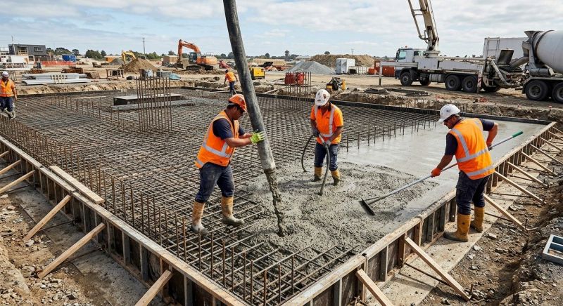 Foundation Wall Pouring in Dover, PA