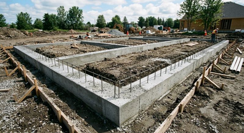 House Footing Construction in Harrisburg, PA