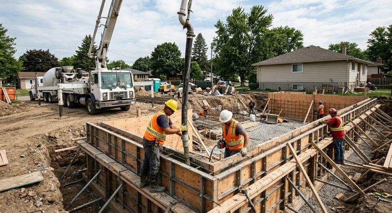Poured Foundation Installation